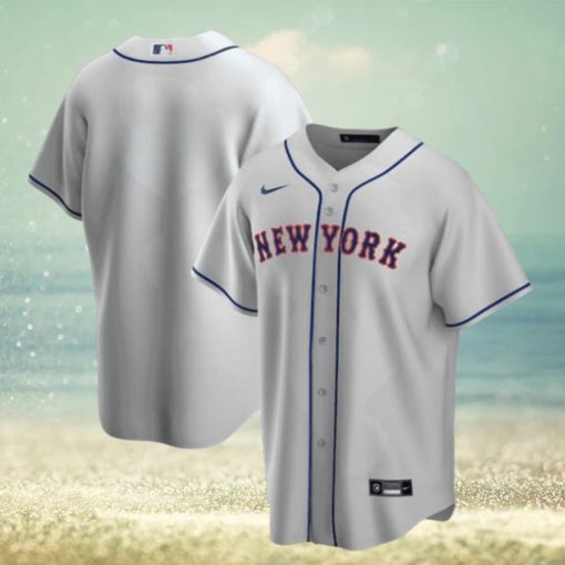 New York Mets Nike Official Replica Road Jersey Mens