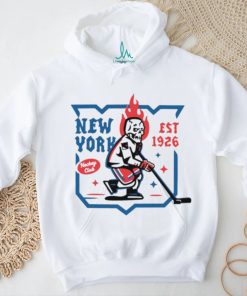 New York Rangers Hockey Club est 1926 skull shirt