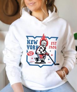 New York Rangers Hockey Club est 1926 skull shirt