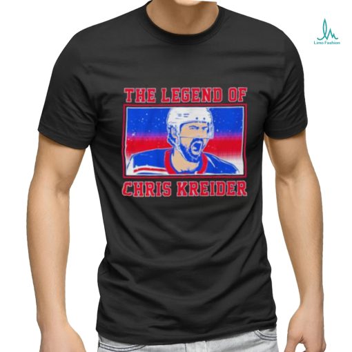 New York Rangers Legend of Chris Kreider shirt