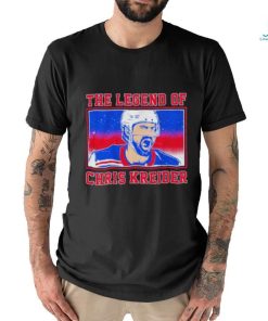 New York Rangers Legend of Chris Kreider shirt