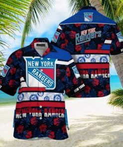 New York Rangers NHL Hawaiian Shirt Summer Beach