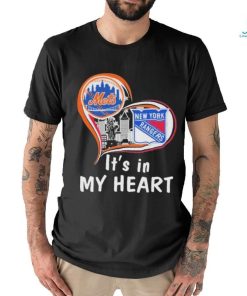 New York Rangers New York Mets It’s In My Heart Forever T Shirt