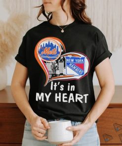 New York Rangers New York Mets It’s In My Heart Forever T Shirt