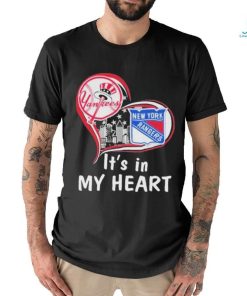 New York Rangers New York Yankees It’s In My Heart Forever T Shirt