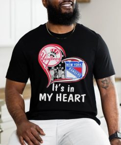 New York Rangers New York Yankees It’s In My Heart Forever T Shirt