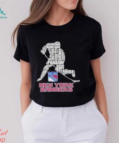 New York Rangers Team Hockey Player Name 2024 Panarin Trouba T Shirt