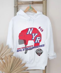New York Rangers Youth 2024 NHL Stadium Series Helmet Logo shirt