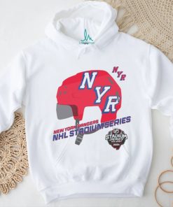 New York Rangers Youth 2024 NHL Stadium Series Helmet Logo shirt