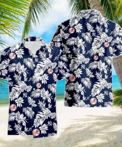 New York Yankees Tropical Leaf 3D Printed Hawaiian Shirt Beach Team Gift