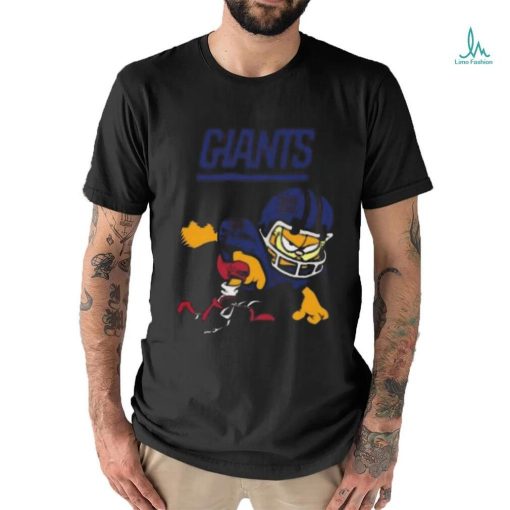 New york giants garfield cat grumpy football player shirt