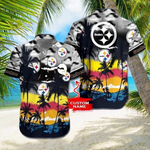 Nfl Pittsburgh Steelers Hawaiian Shirt & Short