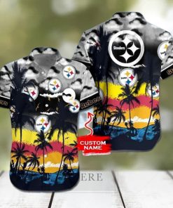 Nfl Pittsburgh Steelers Hawaiian Shirt & Short