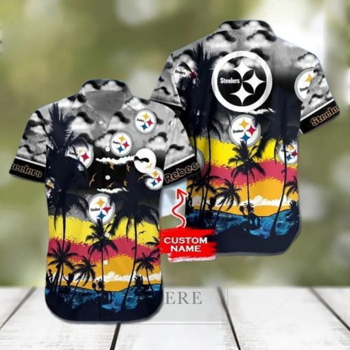 Nfl Pittsburgh Steelers Hawaiian Shirt & Short