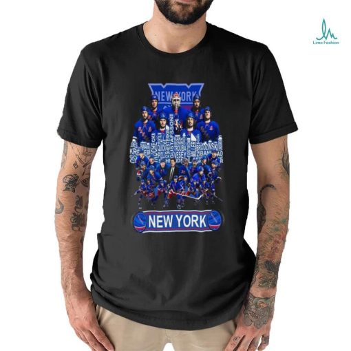 Nhl New York Rangers All Team Members T shirt