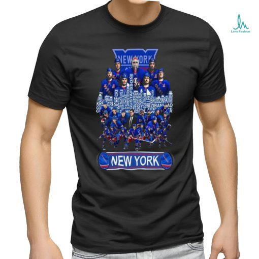 Nhl New York Rangers All Team Members T shirt