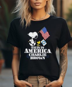 Nice Snoopy America Happy 4th Of July This Is America, Charlie Brown Flag Shirt