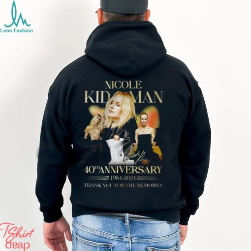 Nicole Kidman 40th Anniversary 1984 2024 Thank You For The Memories T Shirt