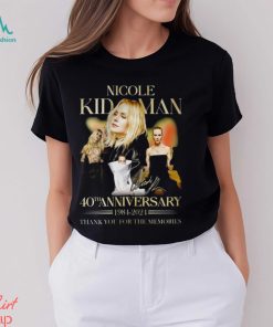 Nicole Kidman 40th Anniversary 1984 2024 Thank You For The Memories T Shirt