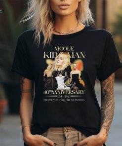 Nicole Kidman 40th Anniversary Thank You For The Memories T Shirt