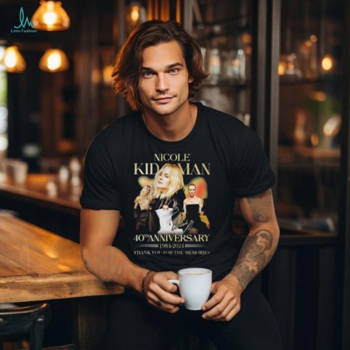 Nicole Kidman 40th Anniversary Thank You For The Memories T Shirt