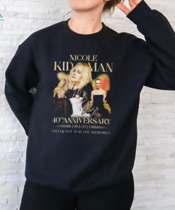 Nicole Kidman 40th Anniversary Thank You For The Memories T Shirt
