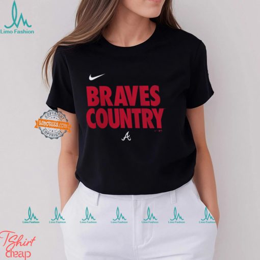 Nike Youth Atlanta Braves Navy Team Engineered T Shirt