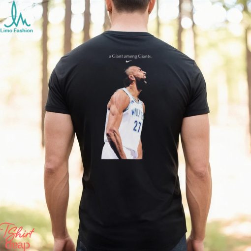 Nike tribute to rudy gobert minnesota timberwolves get 2023 24 kia nba defensive player of the year shirt