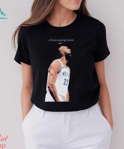 Nike tribute to rudy gobert minnesota timberwolves get 2023 24 kia nba defensive player of the year shirt