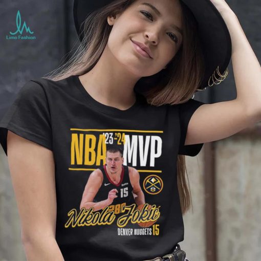 Nikola Jokic Denver Nuggets Fanatics Branded 2024 NBA MVP Drive & Kick T Shirt