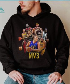 Nikola Jokic MV3 Join 3 Times MVP Iconic Players A Milestone Of His Career Unisex T Shirt