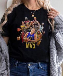 Nikola Jokic MV3 Join 3 Times MVP Iconic Players A Milestone Of His Career Unisex T Shirt