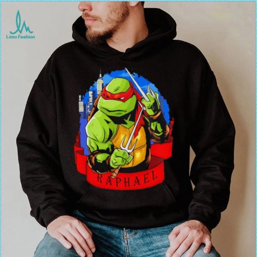 Ninja Turtle Raph Raphael skyline shirt