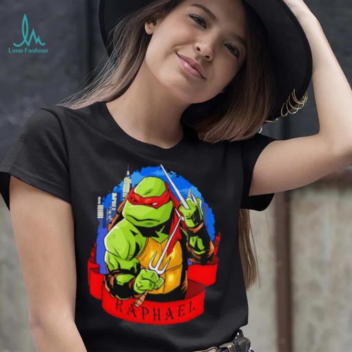 Ninja Turtle Raph Raphael skyline shirt