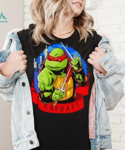 Ninja Turtle Raph Raphael skyline shirt