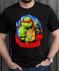 Ninja Turtle Raph Raphael skyline shirt