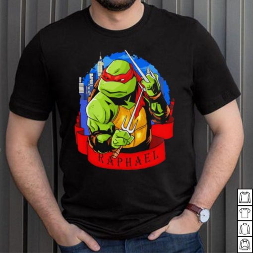 Ninja Turtle Raph Raphael skyline shirt