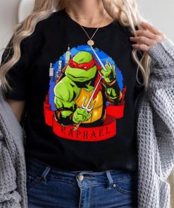 Ninja Turtle Raph Raphael skyline shirt