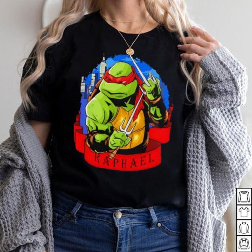 Ninja Turtle Raph Raphael skyline shirt