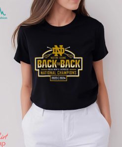 Notre Dame Fighting Irish Back To Back NCAA Men’s Lacrosse National Champions T Shirt