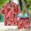 Chicago Bears Coconut Tree Island Hawaiian Shirt AOP Flamingo Play Football For Men Women
