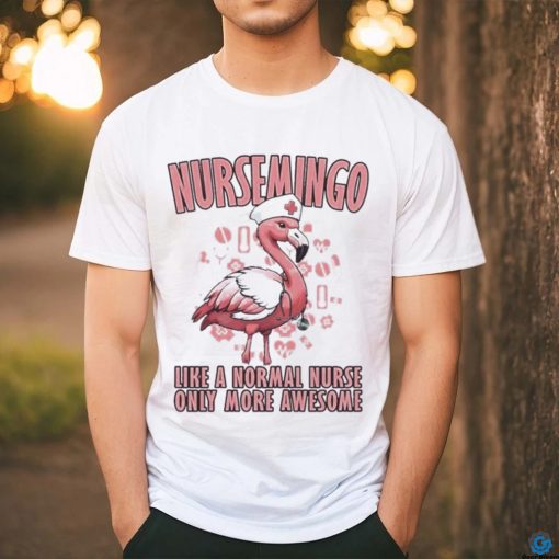 Nursemingo Nurse Flamingo Cute Nursing Shirt