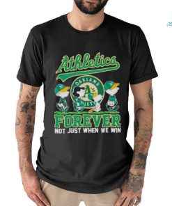 Oakland Athletics The peanuts abbey road forever not just when we win shirt