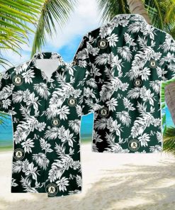 Oakland Athletics Tropical Leaf 3D Printed Hawaiian Shirt Beach Team Gift