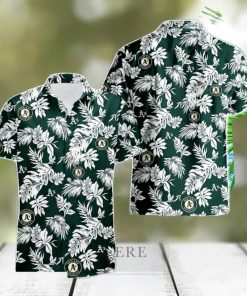 Oakland Athletics Tropical Leaf 3D Printed Hawaiian Shirt Beach Team Gift