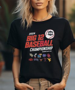 Official 2024 Big 12 Baseball Championships 10 Team Player shirt