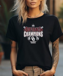 Official 2024 Big 12 Softball Conference Tournament Champions Oklahoma Sooners Shirt