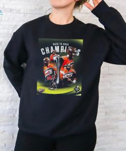 Official 2024 Buffalo Bandits Back to Back Champions Trophy poster shirt