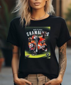 Official 2024 Buffalo Bandits Back to Back Champions Trophy poster shirt