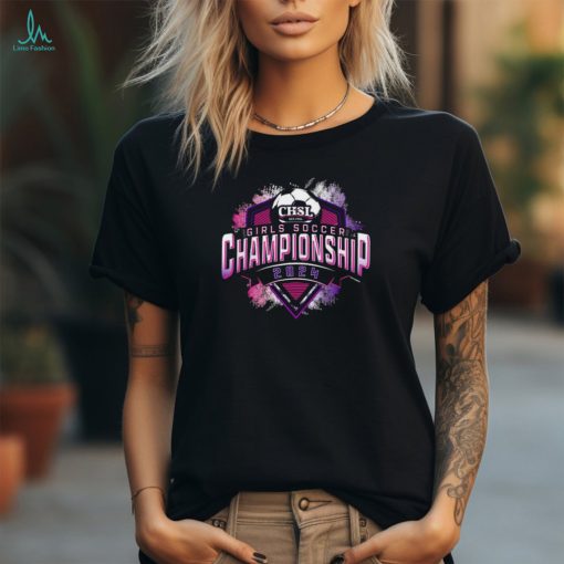 Official 2024 CHSL Girls Soccer Championship T Shirt